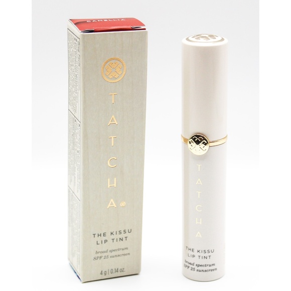 NWT Tatcha The Kissu Lip Tint SPF 25- Camellia - Picture 3 of 3